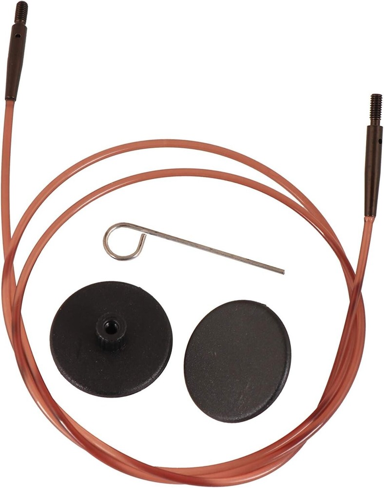KnitPro Brown Fixed Interchangeable Cable- 16" 20" 24" 32" 40" 47" 60"