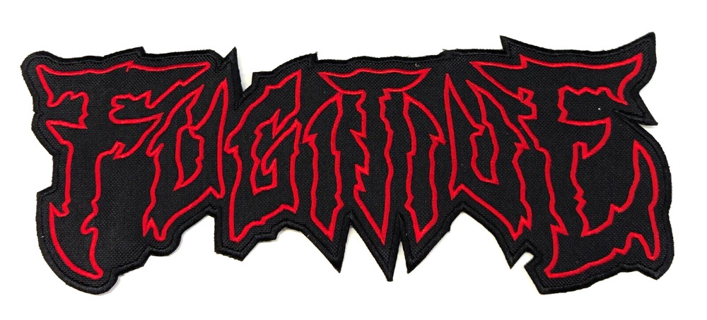 FUGITIVE Band Patch Embroidered Red/Black
