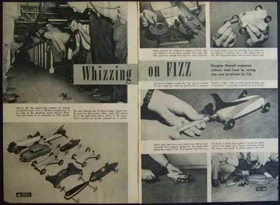 1947 Douglas Aircraft Engineers Jet Tether Cars article