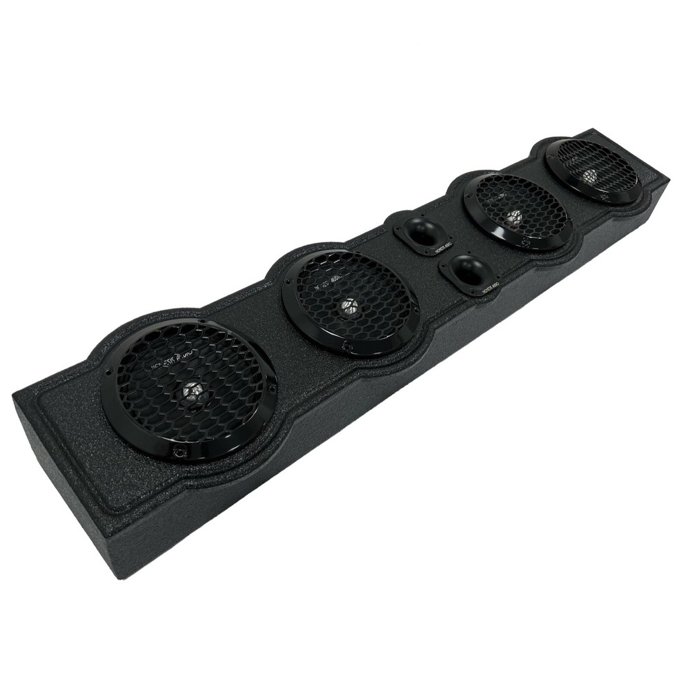 Universal Speaker Panel 4x6.5 2 X Tweters Speaker Pod Enclousure Box