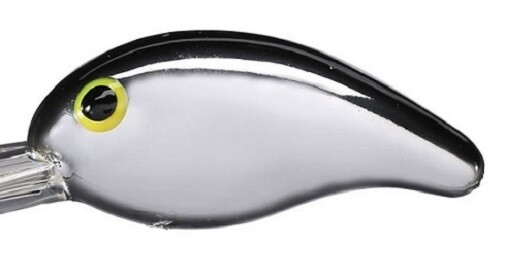 Bandit 300 Series Crankbait - Chrome Black Back