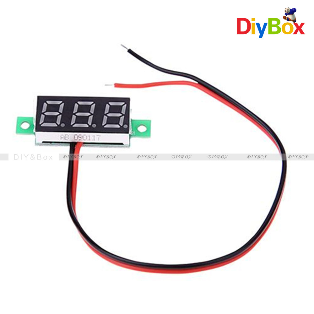 0.28" 2.50~30V Voltmeter Voltage Meter LED Display Panel Red/Blue/Yellow/Green