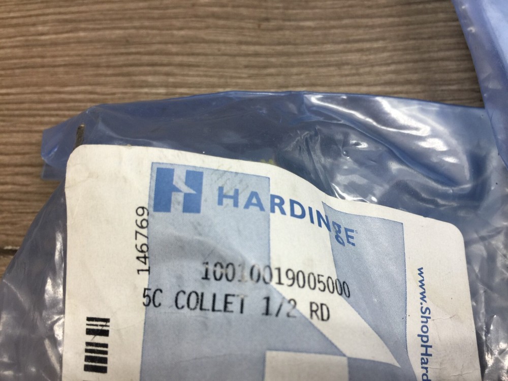 NEW HARDINGE 5C COLLET ( DROP DOWN LIST )