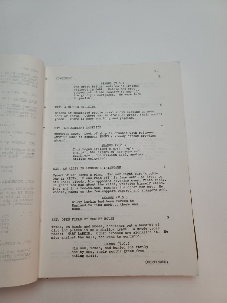 TRINITY / Leon Uris 1977 Unproduced Screenplay, Herb Jaffe Productions