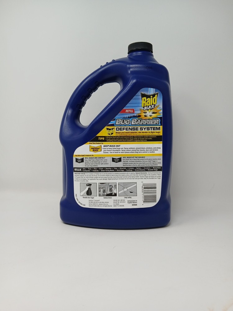 Raid Max Bug Barrier Refill 128 oz - See photo & read description. Hard to Find!