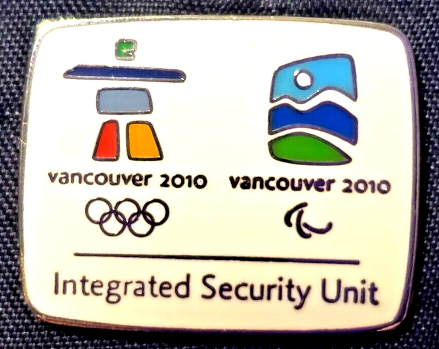 2010 VANCOUVER INTEGRATED SECURITY UNIT PARALYMPIC OLYMPIC PIN