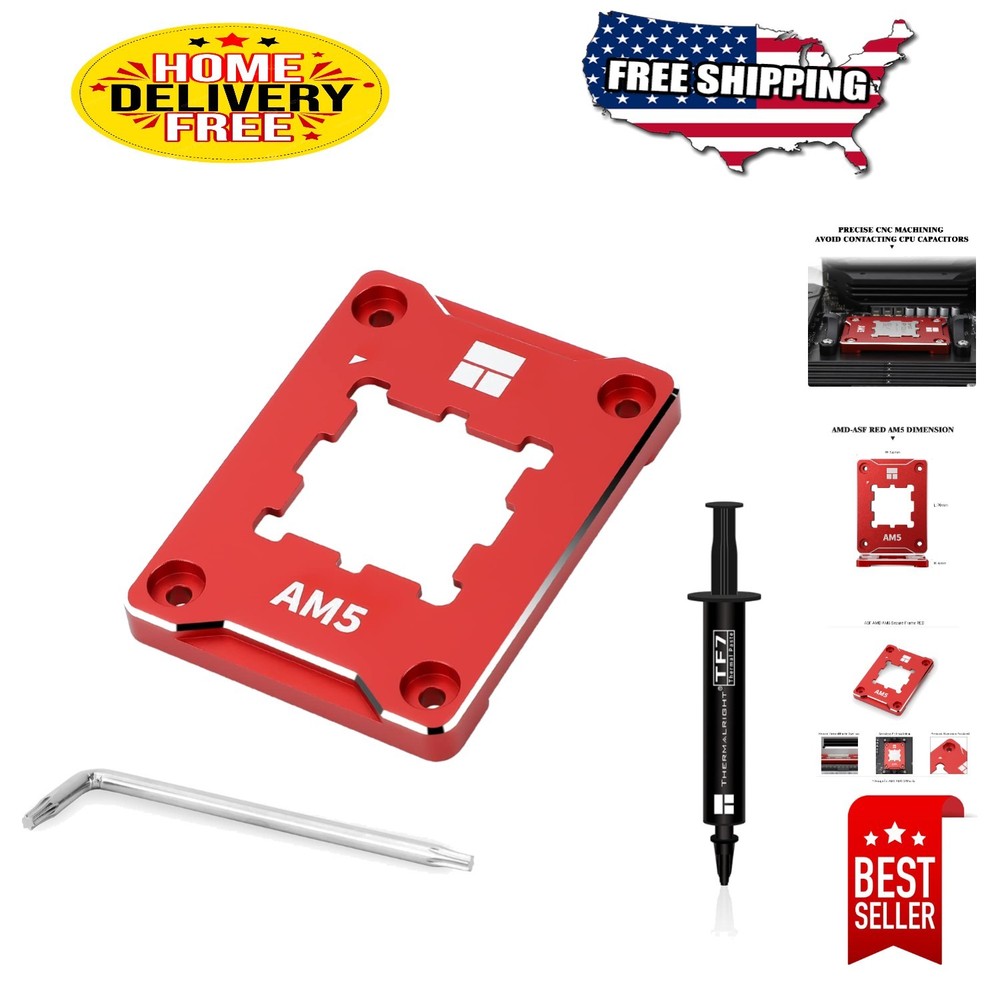 Efficient AM5 Aluminum Anti-Bending Frame for Enhanced Cooling Performance