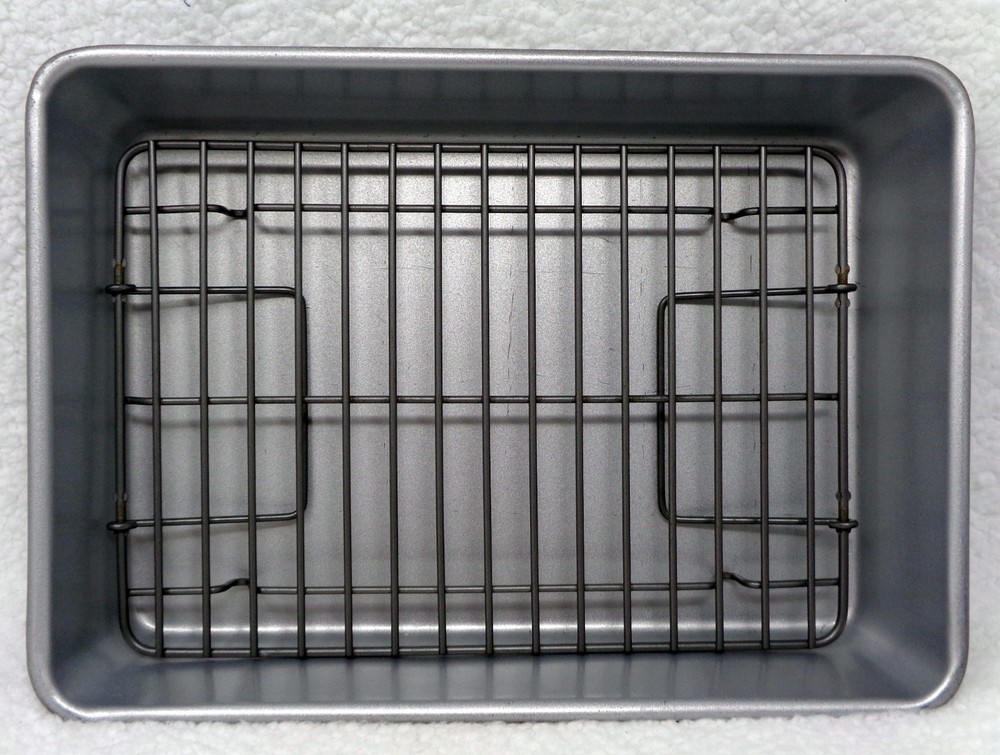 Heavy-Duty Non-Stick Rectangle Roasting Pan with Rack