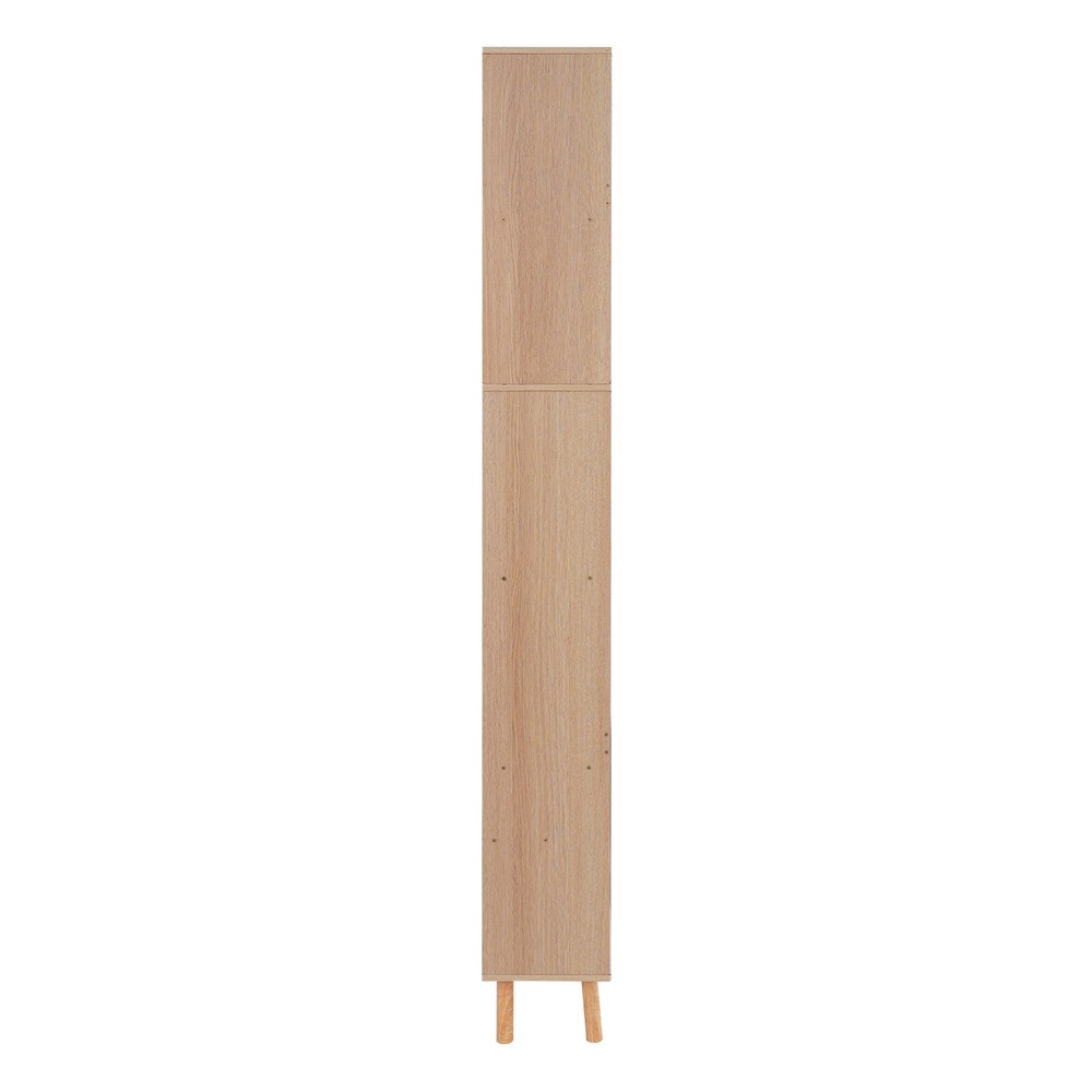 Bookshelf with Drawers, Bookcase Storage Organizer, Floor Standing Storage Rack
