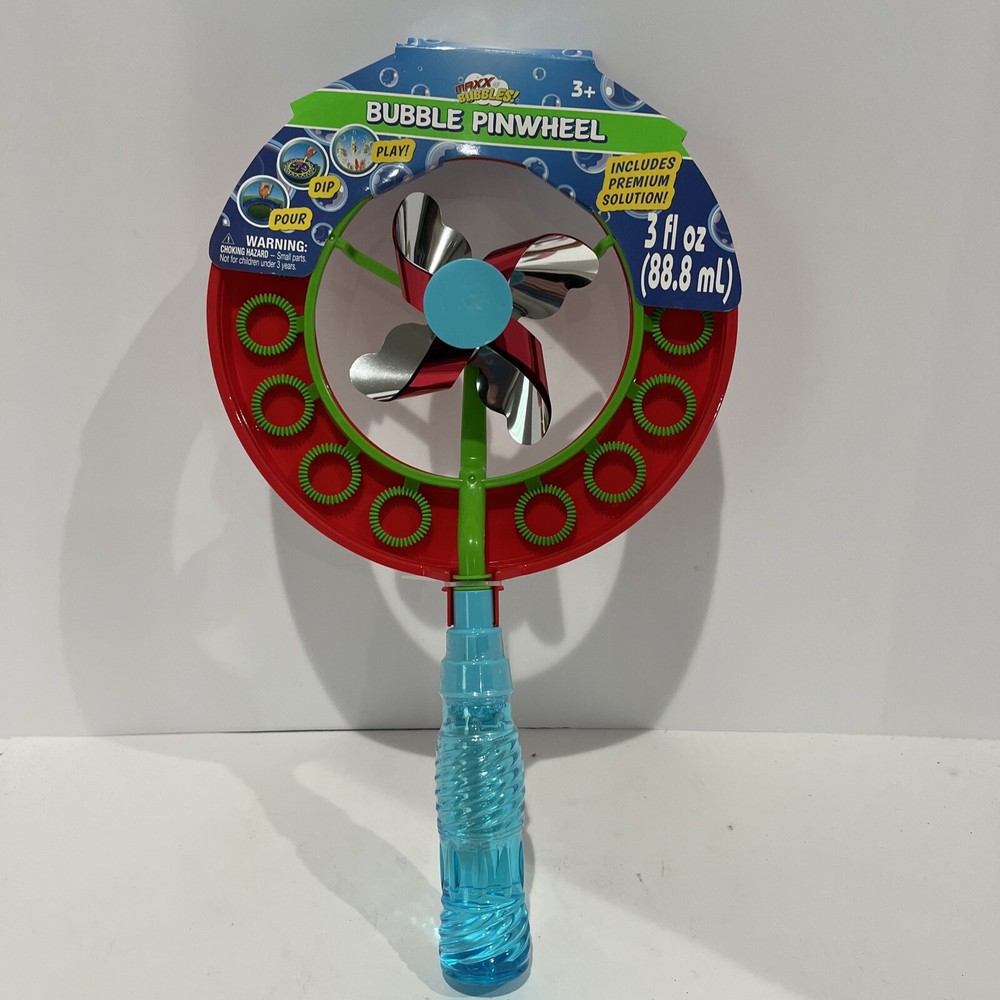 Bubble Pinwheel Assorted Colors Maxx Bubbles