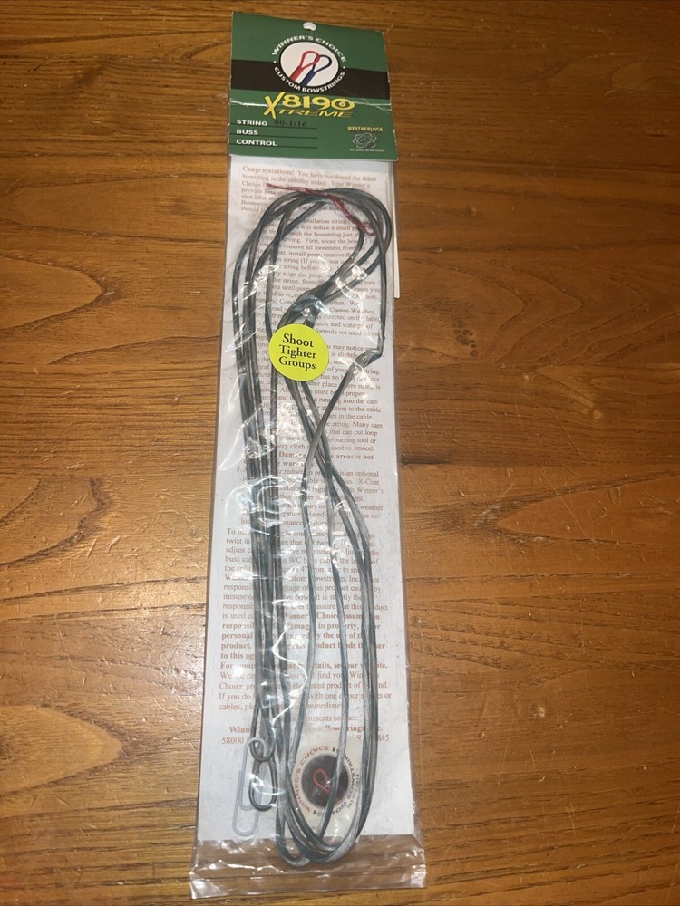 Winners Choice Custom Bowstring X8190  String 90 1/16  Strands 24