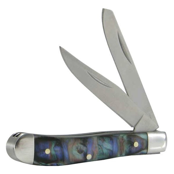 Folding Knife | Schrade Imperial Classic 2-Blade Small Trapper Abalone