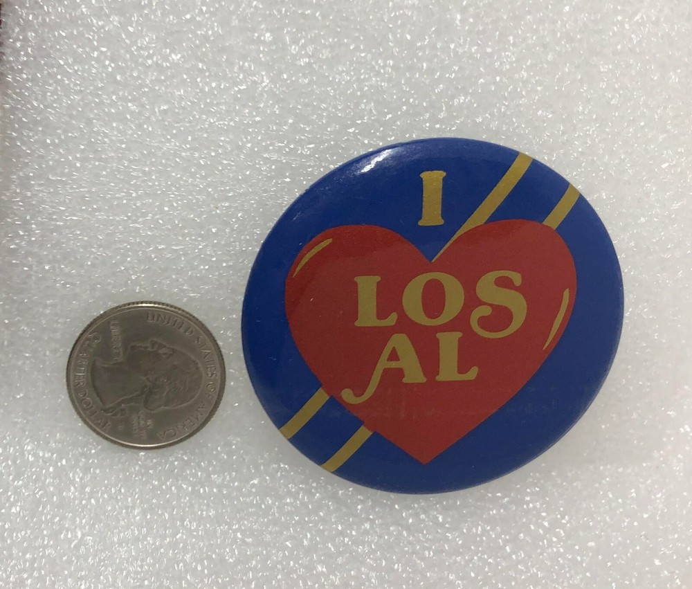 I Los Al Button Pin