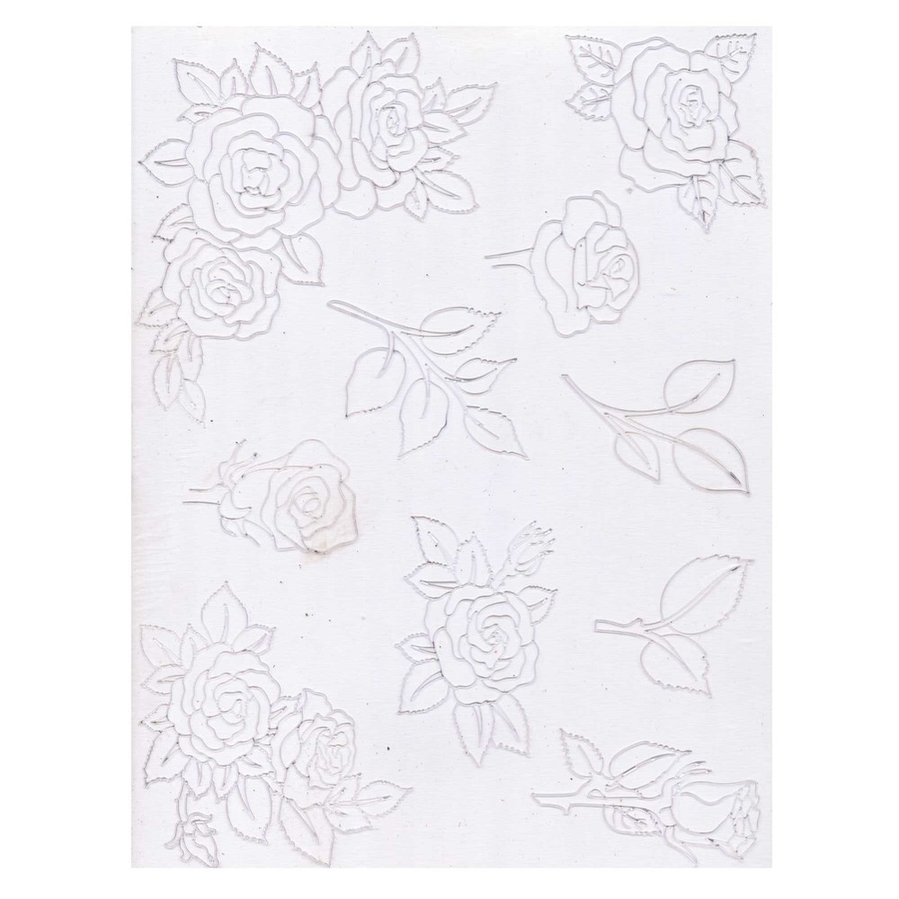 Floral Corners #1 Easy Trace Reusable Leather Tooling Pattern MakerAid® 78904-22