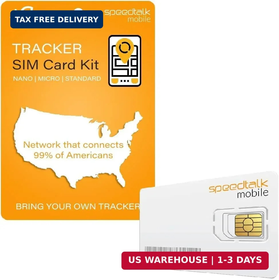 Versatile GPS Tracker SIM Card Kit - Standard, Micro, Nano Sizes for All Devices