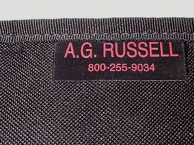 A.G. RUSSELL 17'' SOFT LINED KNIFE CASE POUCH