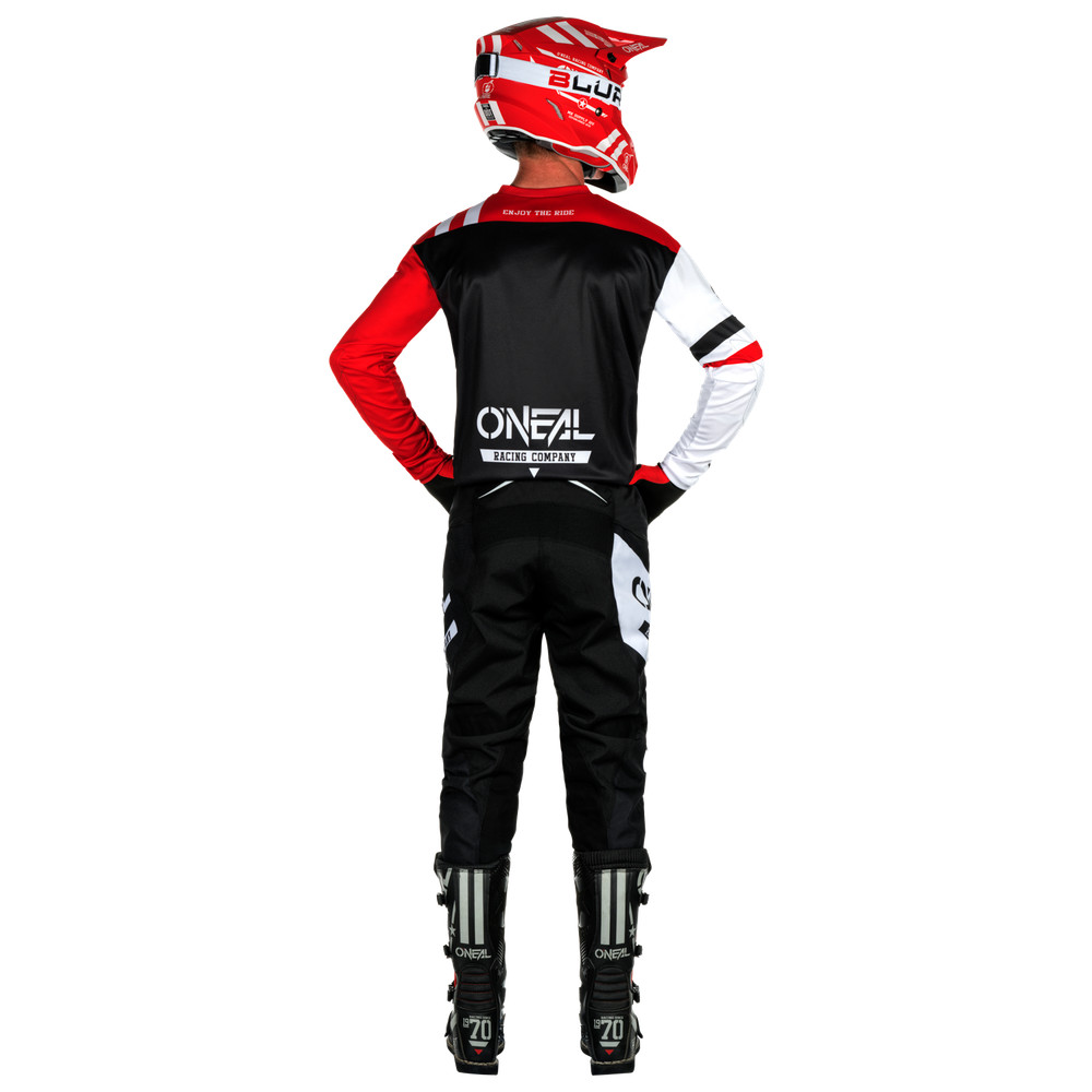 O'Neal Element Warhawk Black / White Motocross Jersey L - E005-314