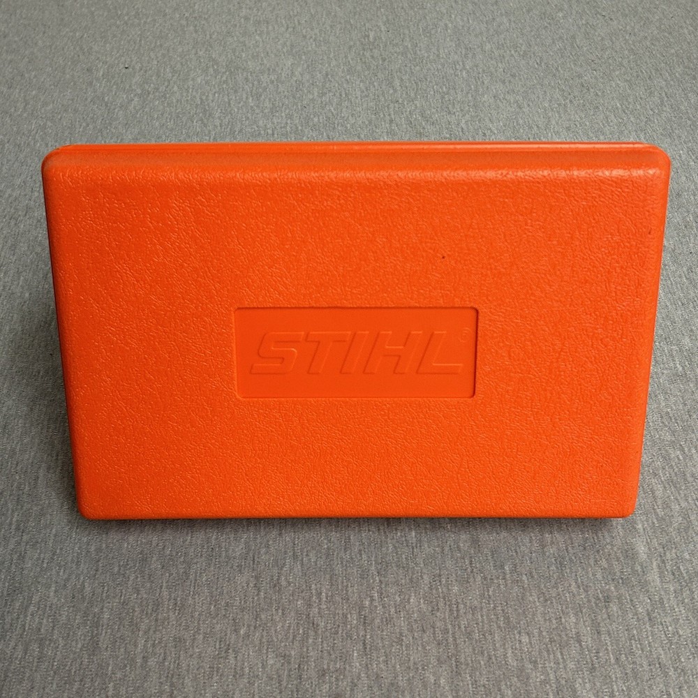 Stihl Chainsaw Tool Box Storage Hard Shell Case W/ Handle - 12" x 8" x 3-1/2"