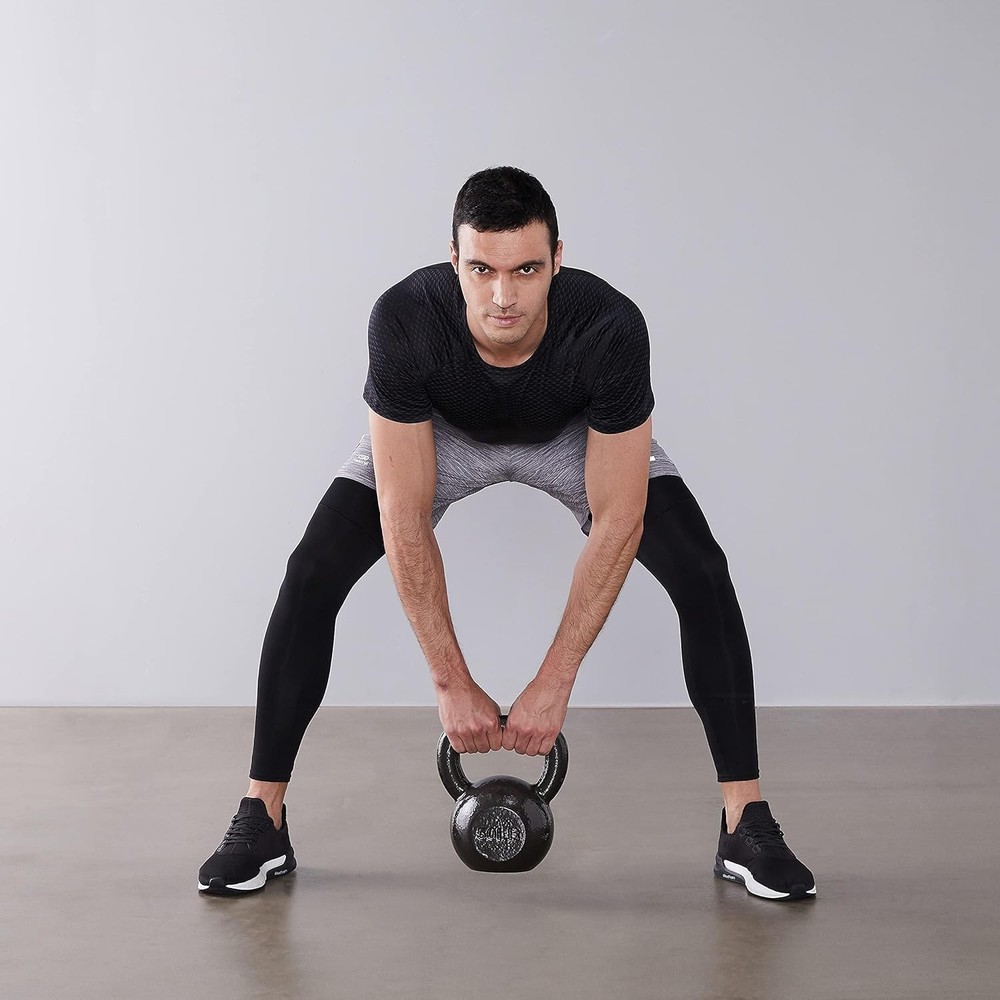 Professional Grade Cast Iron Kettlebell for Cross Training Strength Workouts