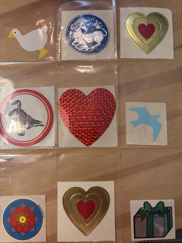 Vintage Sticker Set Lot Rares