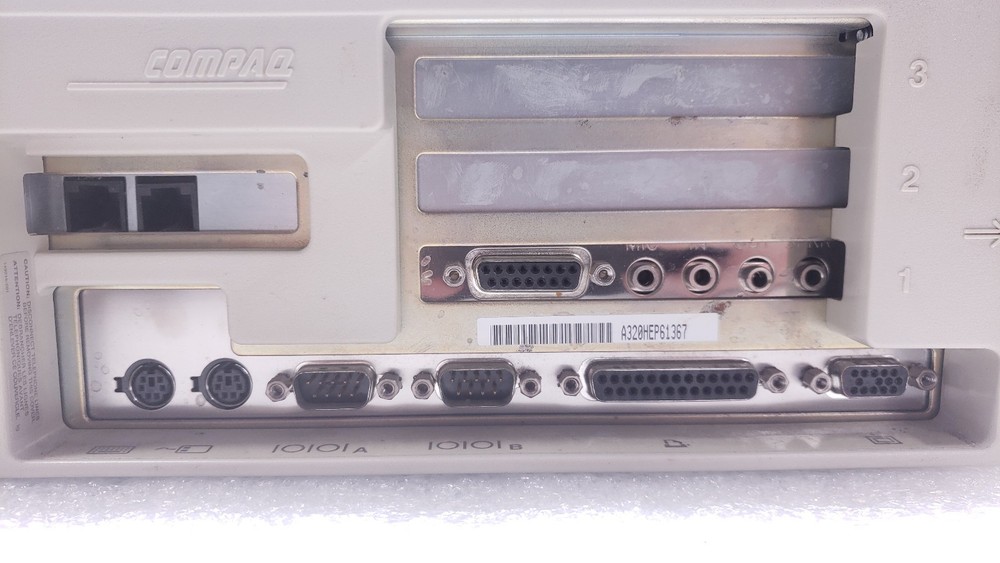 Vintage Compaq ProLinea 4/25s Desktop Computer [READ] #99