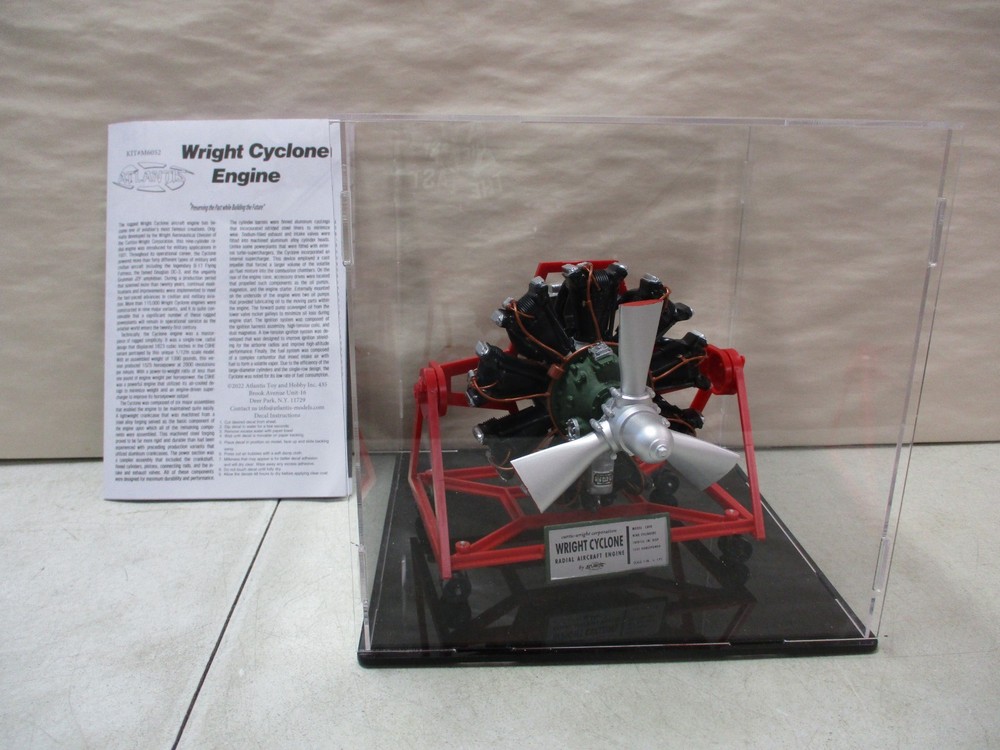 Atlantis Wright Cyclone Engine Model