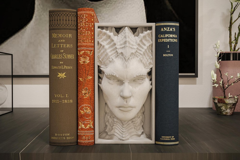 Lilith Book Nook Bookshelf Insert - Queen of Hell Library Decor