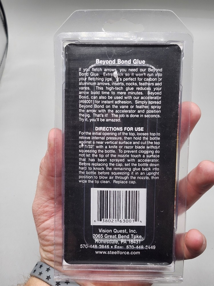 New Steel Force Beyond Bond Glue .5 oz.