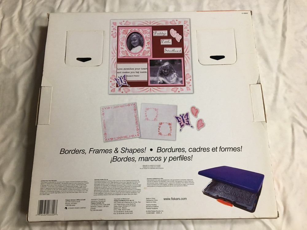 Fiskars ScrapBoss Embossing System with 7 additional Stencil Sets ⭐️