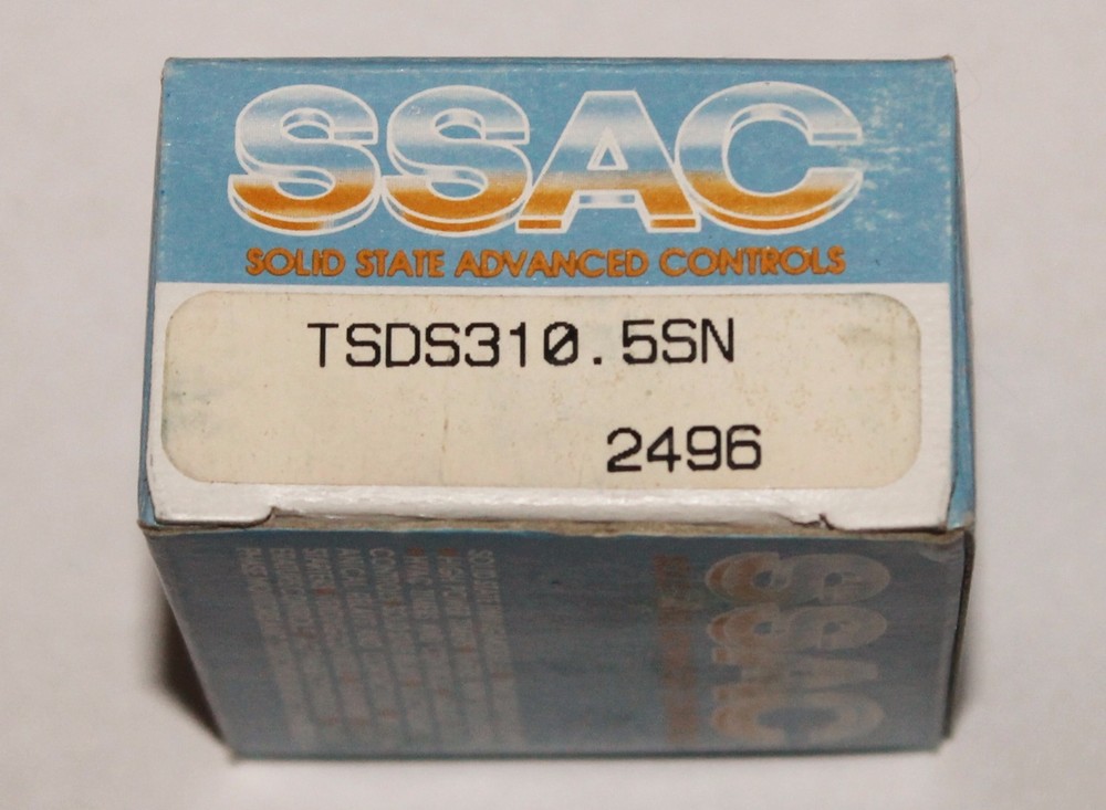 SSAC TSDS310.5SN .5 Second 24 VDC 10 Amp Solid State Timer TSDS310 5SN