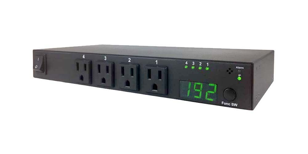 4-Port Remote Power Switch PDU - Phone Control + Daisy Chain + Web Control