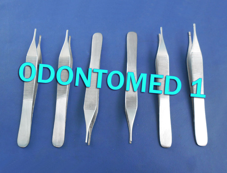 24 PCS ADSON DRESSING FORCEPS STAINLESS STEEL 4.75" SIZE NEW