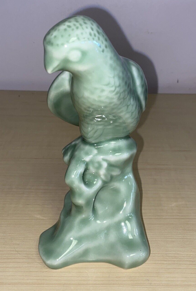 MCM Ceramic  Parrot  Green Figurine