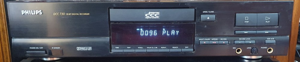 Philips DCC 730 MAL Digital Deck Cassette Working For Parts