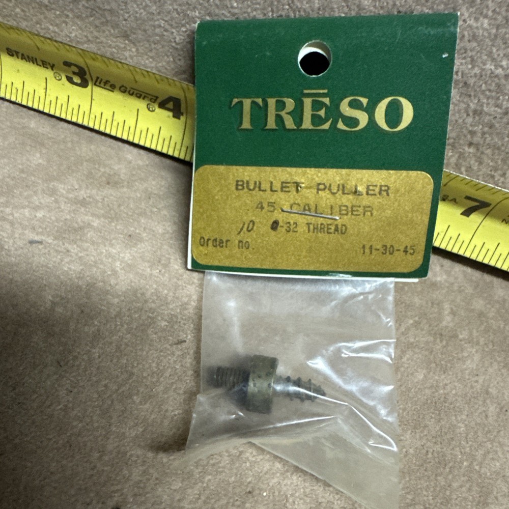 Treso Bullet Puller 45cal 10x32
