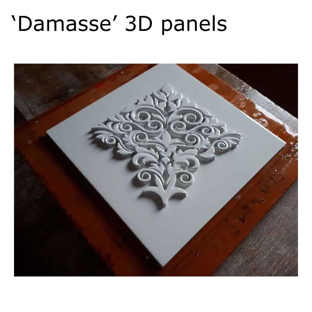 Polyurethane mould for ‘Damasse’ 3D panels