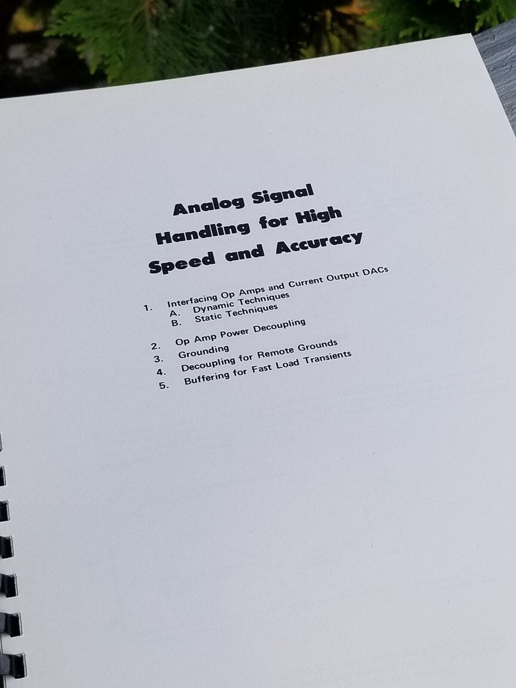 VINTAGE ELECTRONICS BOOK DATA AQUISITION SYSTEM ANALOG DEVICE INTEGRATED CIRCUIT