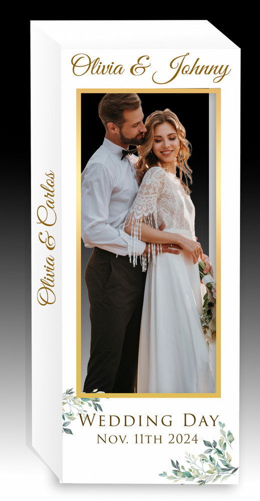 Personalized Wedding Photo Boot 6ft, Party decor
