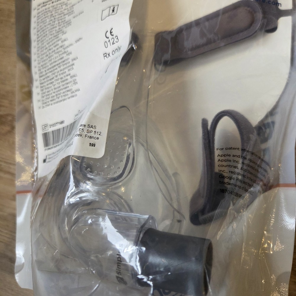 Fisher & Paykel Simplus 400475 Full Face Mask New Sealed S