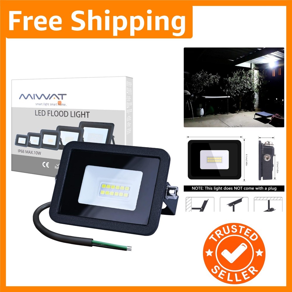Energy Efficient 10W LED Spotlight with Versatile Mounting & Touch Control