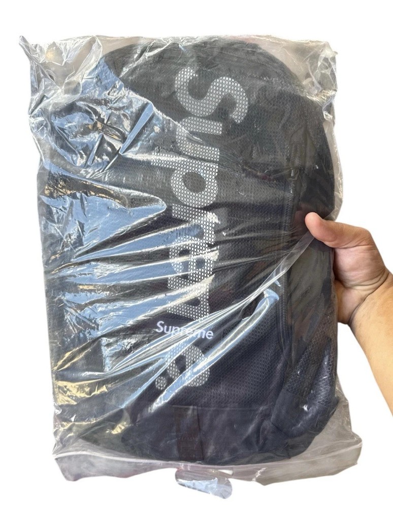 Supreme SS20 Black Mesh Backpack