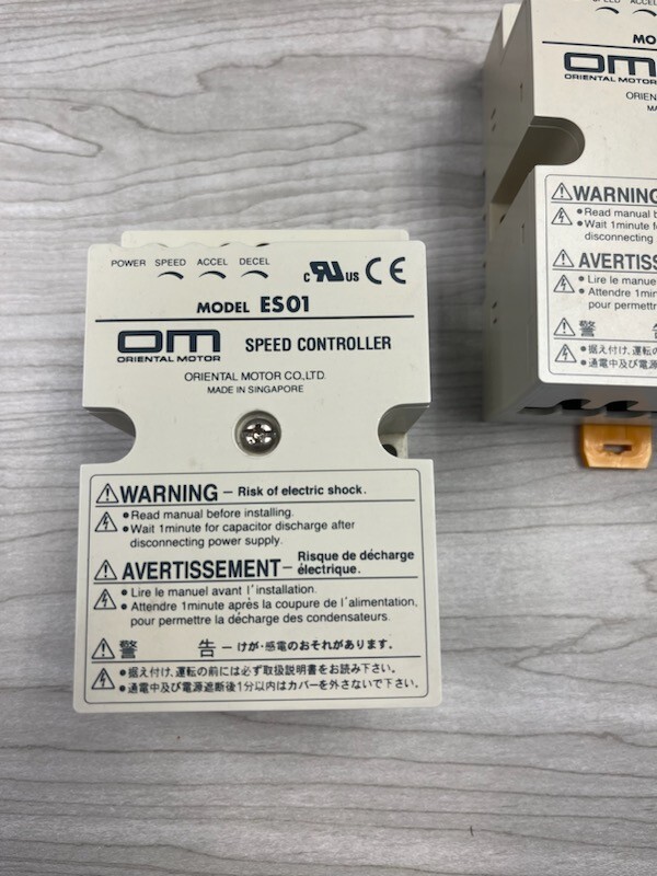 ORIENTAL MOTOR ES01 Speed Controller, Excellent Condition