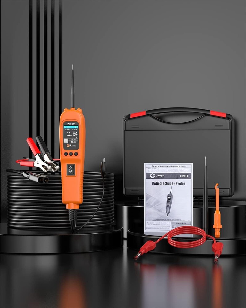 KM50 PowerScan 12/24V Electrical System Diagnosis Test Light Circuit Tester Tool