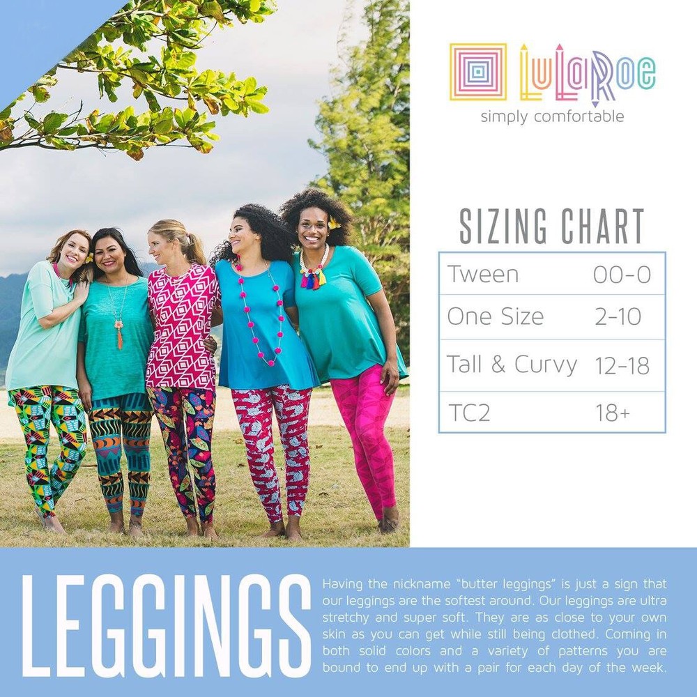 TC2 LuLaRoe ~ SOLID BURGUNDY ~ Leggings SIZES 18+, new in package