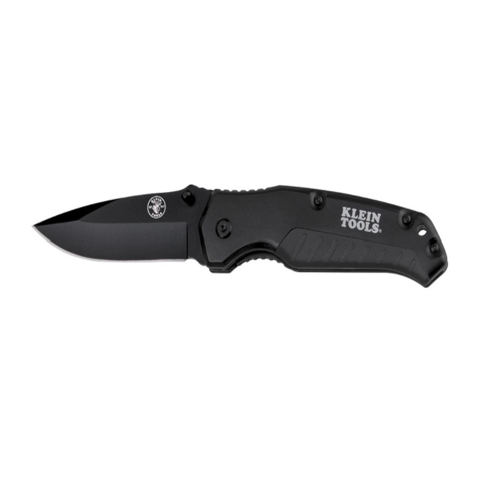 Klein Pocket Knife Black Drop Point Blade