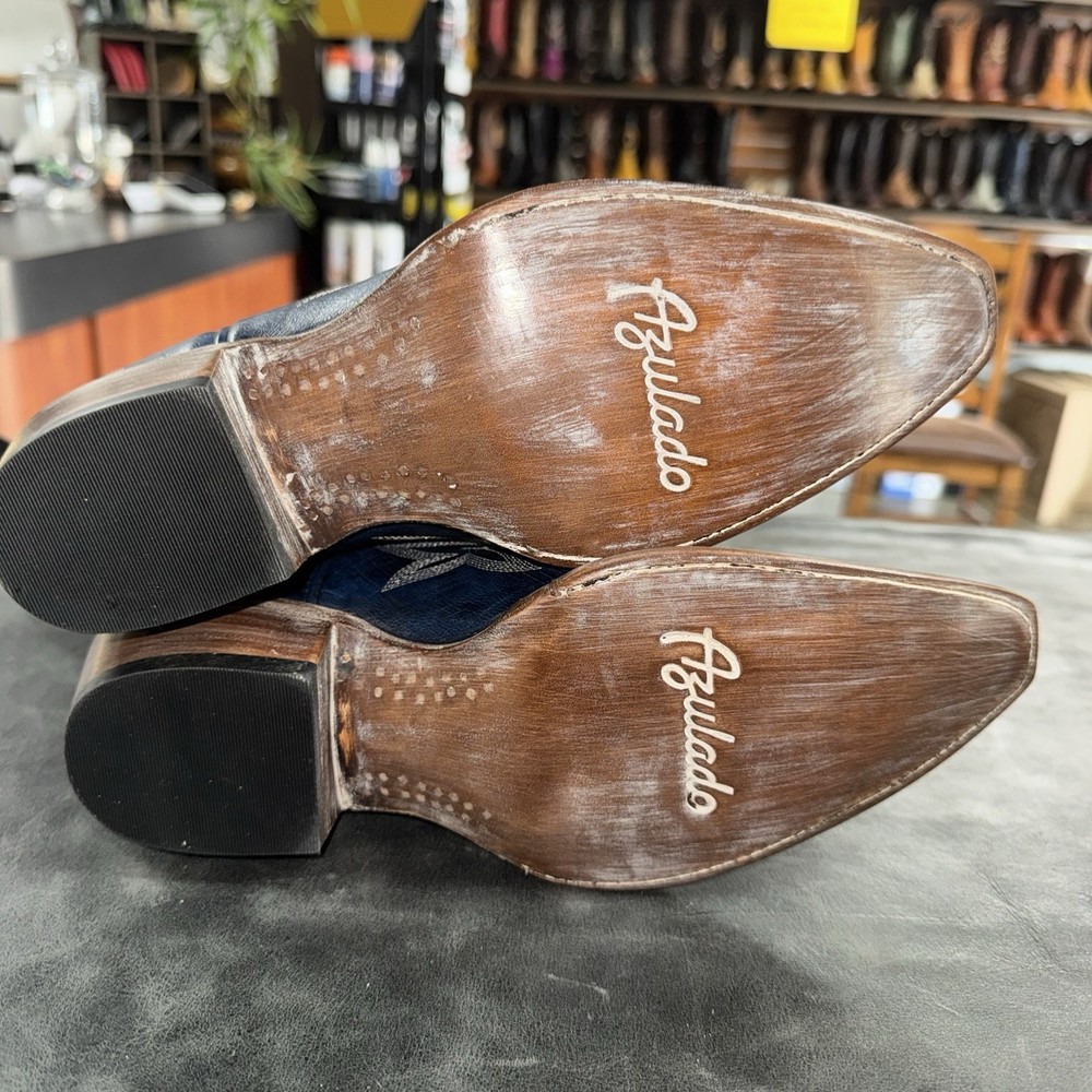 Azulado Boots - 'Granada' Imperial Blue - Snip Toe 7.5B