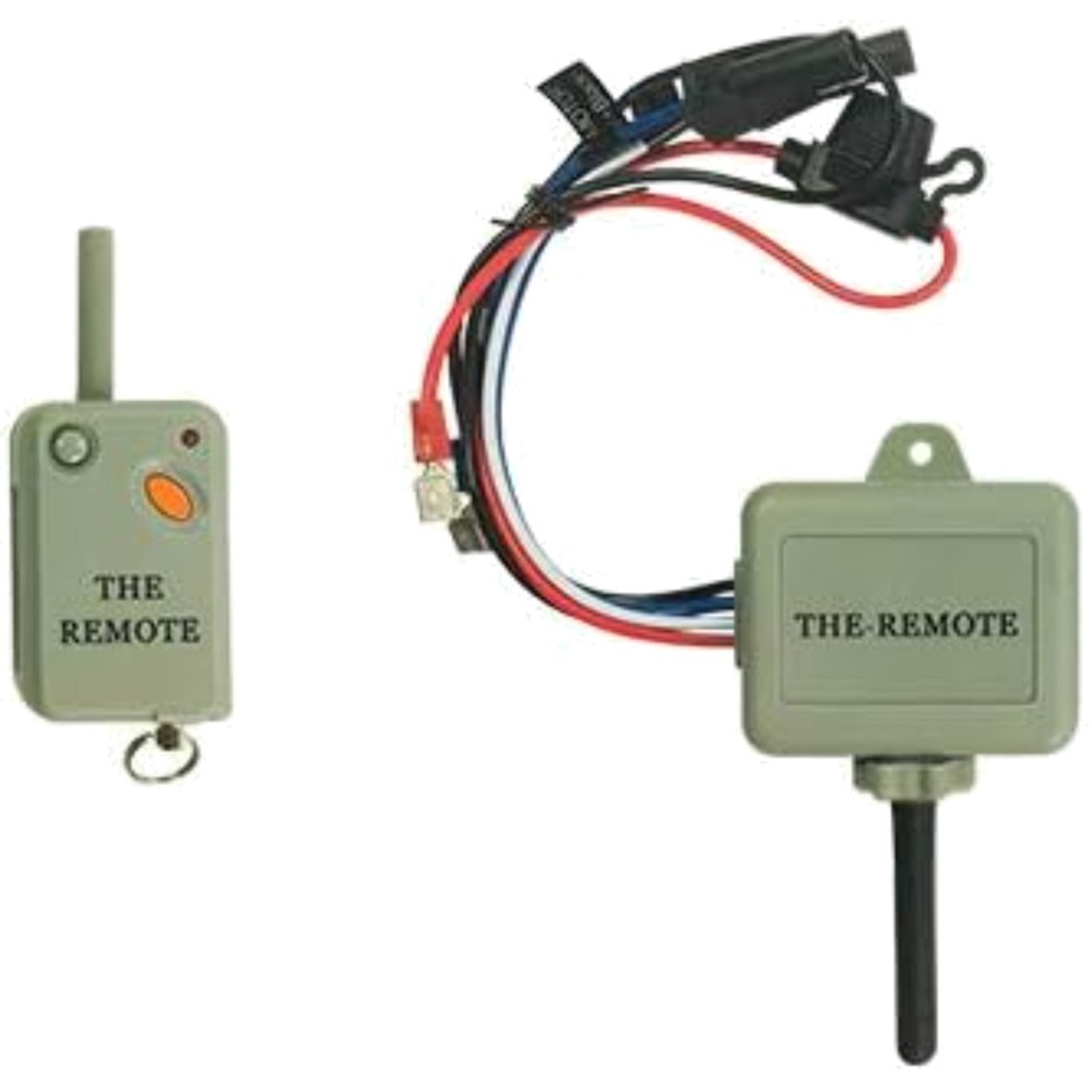 Deer Feeder Remote Control with 175 Yard Transmitter Range, Metal Design