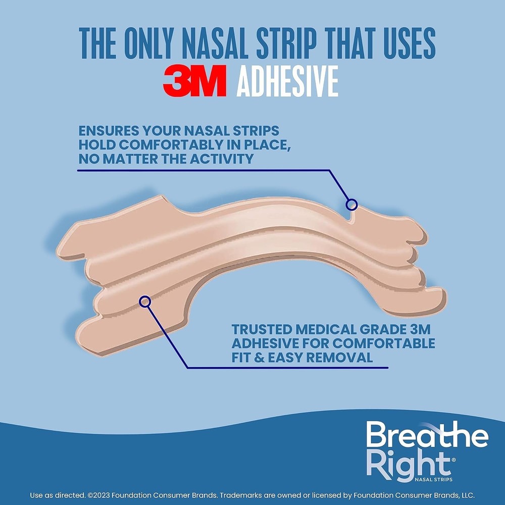 Versatile Tan Nose Strips - Reduce Snoring and Boost Airflow, 30 Count