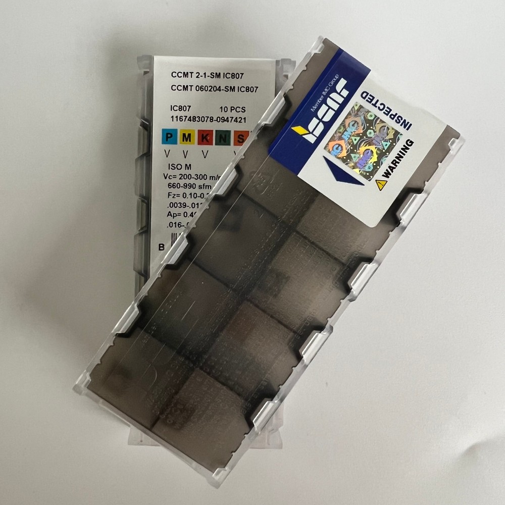 10Pcs/BOX ISCAR CCMT060204-SM IC807