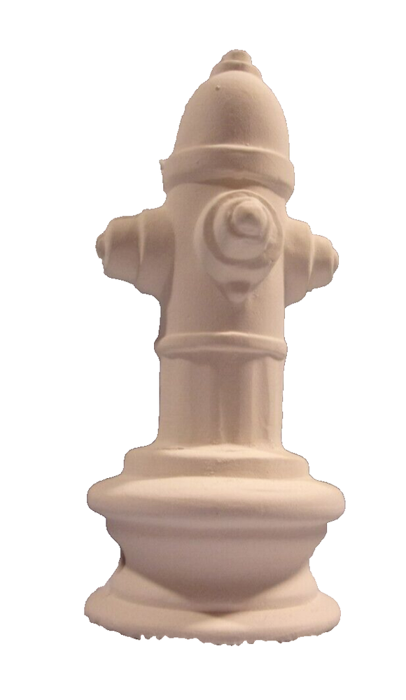 BISQUE L*96 -42.2928 Ceramic Ready to Paint FIRE HYDRANT Pie Vent